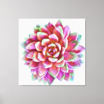 5 ft x 5 ft extra großer, üppiger Leinwand-Druck