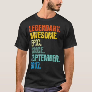 5. Geburtstag 5 Jahre Phantastisch seit 20. Septem T-Shirt