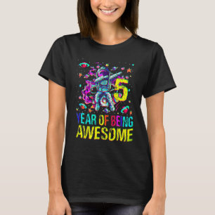 5 Geburtstag als Phantastischer Astronaut 1 T-Shirt