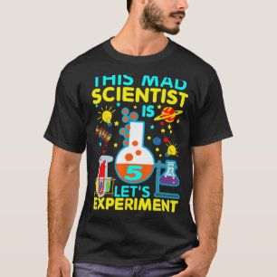 5. Geburtstag dieser Mad Scientist ist 5 Let's Exp T-Shirt