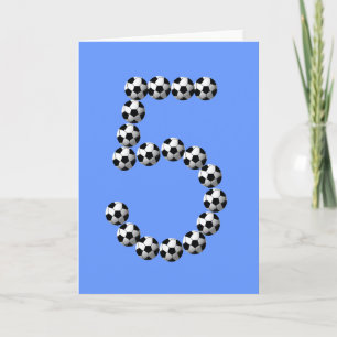 5. Geburtstag Fußball Alter Karte