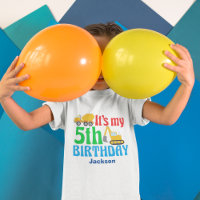 5. Geburtstag Junge Baufahrzeug Party Kinder