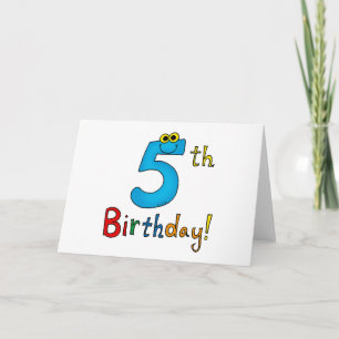 5. Geburtstag! Karte