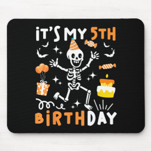 5. Geburtstag Kinder lustiges Skelett 5. Geburtsta Mousepad