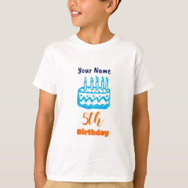 5. Geburtstag Kindergeburtstag T-Shirt