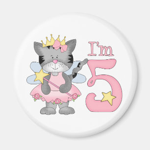 5. Geburtstag Prinzessin-Kitty Magnet