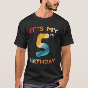 5. Geburtstag Shirt Es ist mein 5. Geburtstag 5 Ja