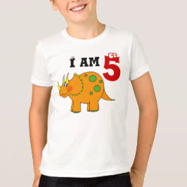 5. Geburtstagsgeschenk, Dinosaurier-Triceratops T-Shirt