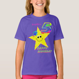 5. Geburtstagsstars-Shirt T-Shirt