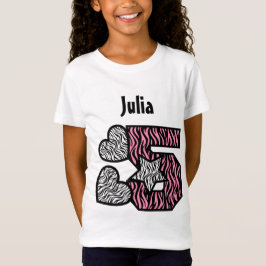 5. GeburtstagZebra Stripes Fünfjahres40f T-Shirt