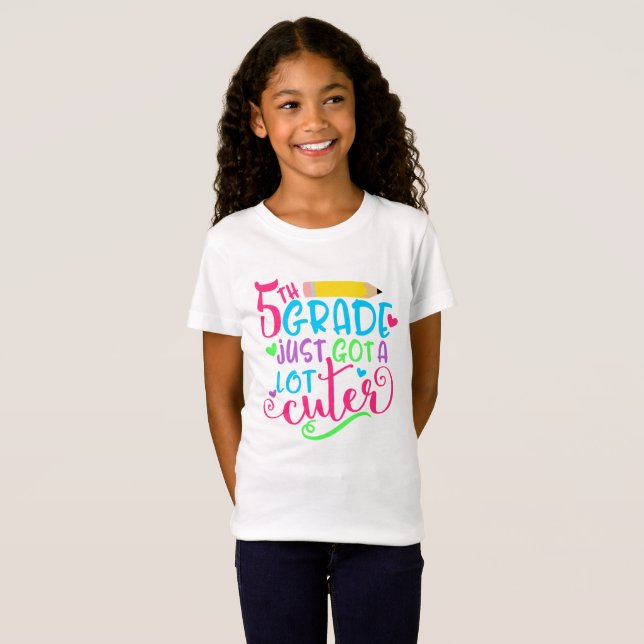 5. Grad got gerade viel niedlicheres zurück zu T-Shirt (Vorne ganz)