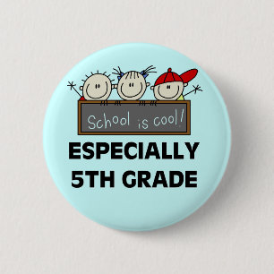 5. Grad-Schule ist coole T-Shirts und Geschenke Button