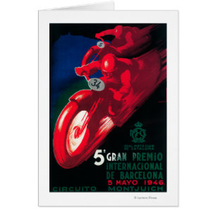 5 Gran Premio Internat'l Motorrad-Plakat