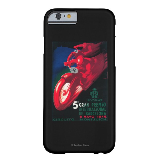 5 Gran Premio Internat'l Motorrad-Plakat Case-Mate iPhone Hülle (Rückseite)
