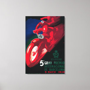 5 Gran Premio Internat'l Motorrad-Plakat Leinwanddruck
