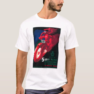 5 Gran Premio Internat'l Motorradposter T-Shirt