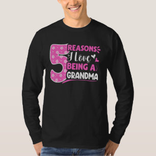 5 Gründe für die Liebe, Oma zu sein T-Shirt