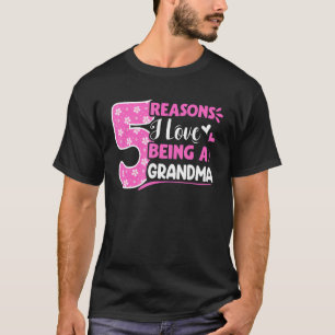 5 Gründe für die Liebe, Oma zu sein T-Shirt
