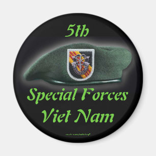 5. Gruppe der Spezialeinheiten Green Berets Magnet