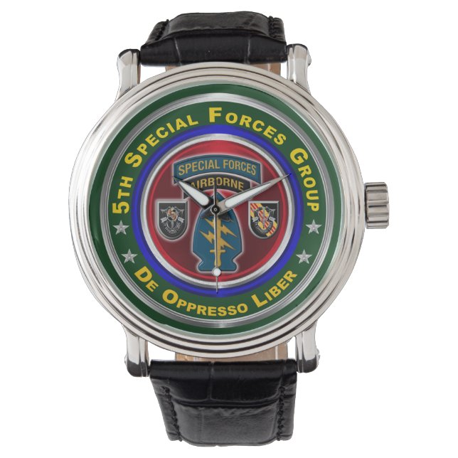 5. Gruppe der Spezialeinheiten Im Flugzeug Armbanduhr (Vorderseite)