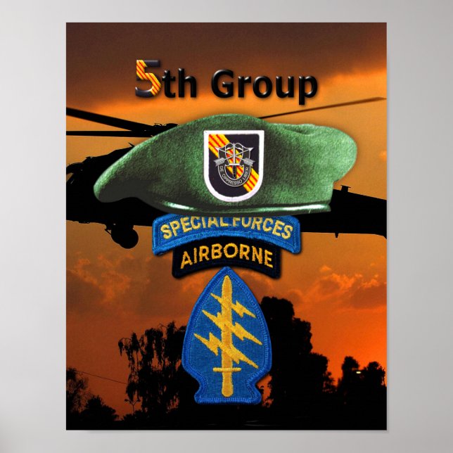 5. Gruppe der Spezialeinheiten SFG SF Veteranen LR Poster (Vorne)