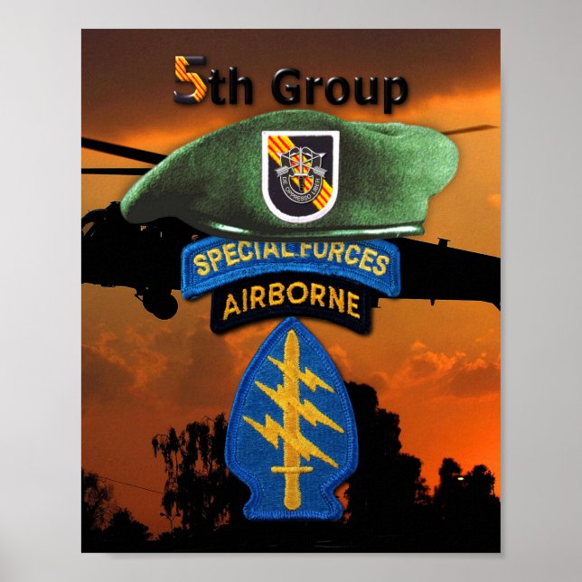 5. Gruppe der Spezialeinheiten SFG SF Veteranen LR Poster (Vorne)