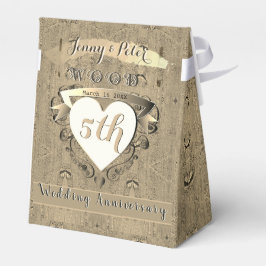 5. Hochzeitstag Geschenkschachtel