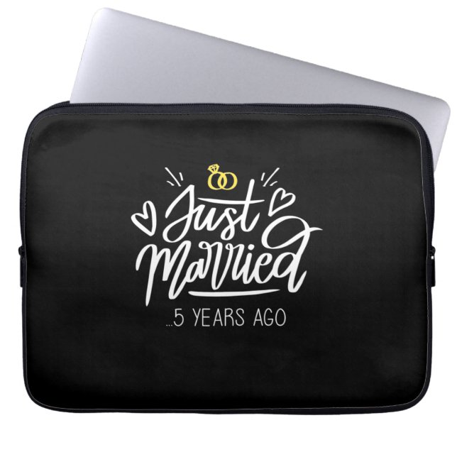  | 5. Hochzeitstag Laptopschutzhülle (Vorderseite)