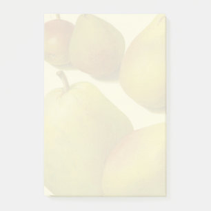 5 illustrierte Vintage-Birnen Post-it Klebezettel