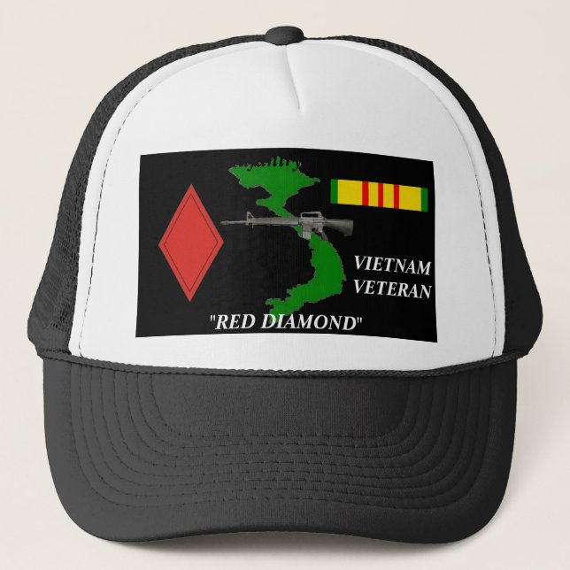 5. Infanterie-Vietnam-Ball-Kappe Truckerkappe (Vorderseite)
