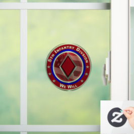 5. Infanterieabteilung Fensteraufkleber
