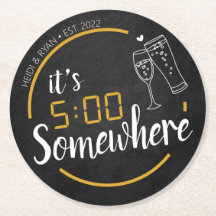 5 Irgendwo Polterabend trinken Untersetzer Gefalle