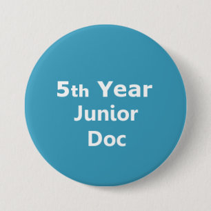 5. Jahr-Juniordoktor-Abzeichen Button