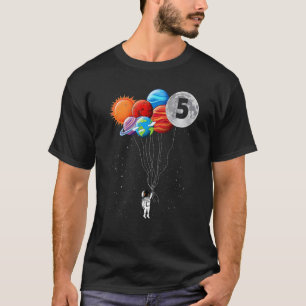 5 Jahre alt Geburtstag Junge gibt Astronaut 5. Geb T-Shirt