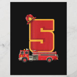 5 Jahre alt Geburtstagskind gibt Feuerwehrmann