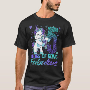 5 Jahre alte Geschenke Einhorn Flossen 5. Geburtst T-Shirt