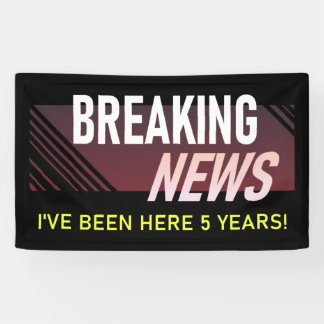 5 Jahre Betriebsjubiläum Mitarbeiter Anerkennung Banner