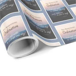 5. Jahrestag der Glückwunsch der Ordination Geschenkpapier