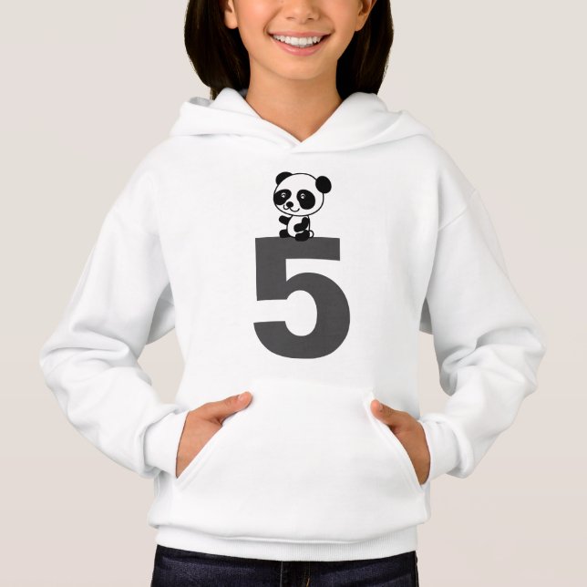 5-JÄHRIGE PANDA-T - Shirt (Vorderseite)