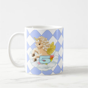 5-jähriger Geburtstag Einhorn Tasse