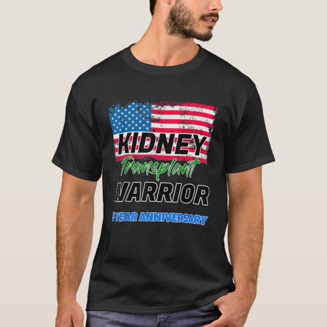 5-jähriges Jubiläum des 5-jährigen Kidney-Transpla T-Shirt (Vorderseite)