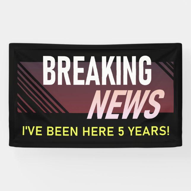 5-jähriges Jubiläum Mitarbeiterbewertung Banner (Horizontal)
