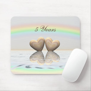 5. Jubiläum Holzherzen Mousepad