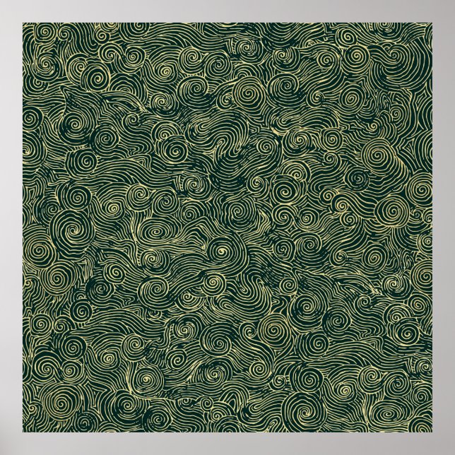 5 k Traditionelles chinesisches Design Hintergrund Poster (Vorne)