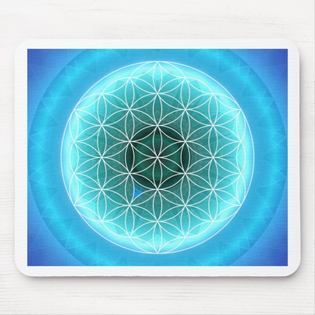 5 Kehle chakra hellblaue geschaffen durch Tutti Mousepad (Vorne)