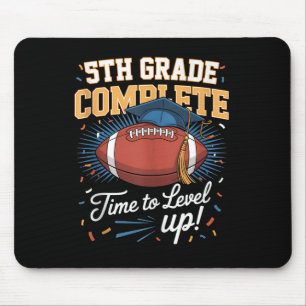 5. Klasse abgeschlossen Zeit zum Aufstieg Fußball Mousepad