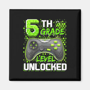 5. Klasse freigeschaltetes Gaming-Gamer-Jungen-Ck Magnet