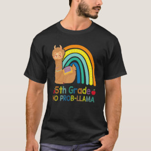 5. Klasse Kein Prob Llama Lehrer Zurück zur Schule T-Shirt