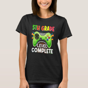 5. Klasse Level abgeschlossene Videospiele letzter T-Shirt