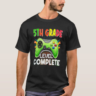 5. Klasse Level abgeschlossene Videospiele letzter T-Shirt